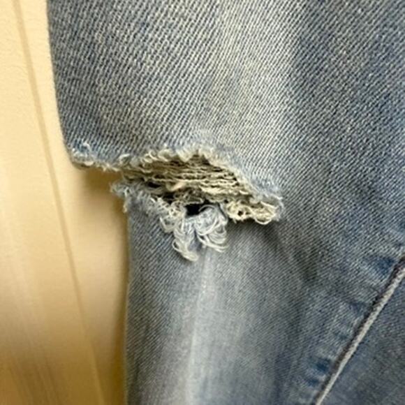 Old Navy Girls Jeans Extra High Rise Rockstar Jeggings Light Wash 12 360 Stretch - Picture 5 of 8